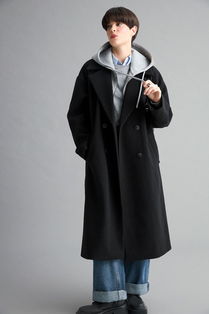 DeFacto Black Woman Regular Fit Cachet Casual - Image 3